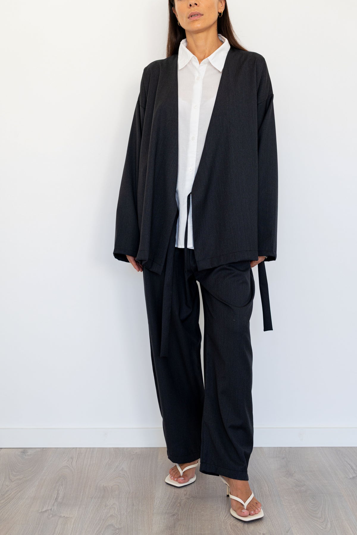 Silence Kimono Dark Wool